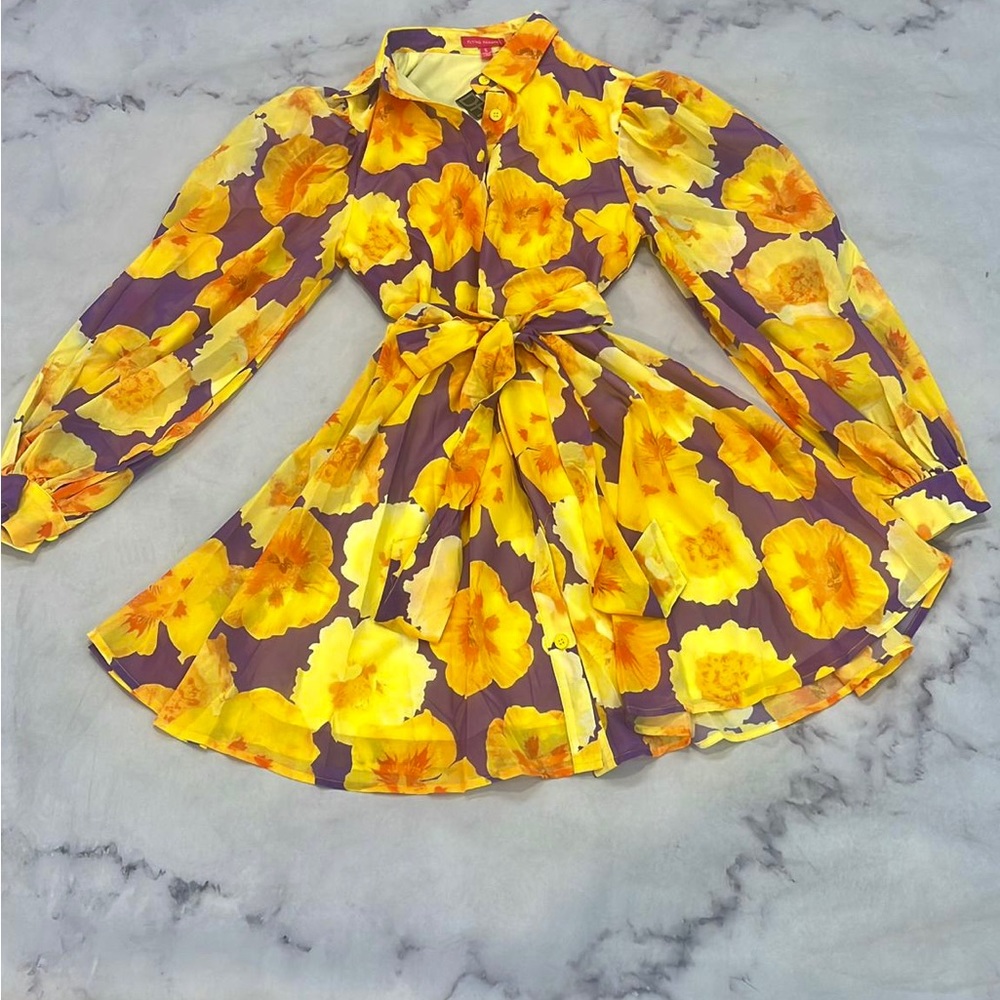 Coral summer dress
